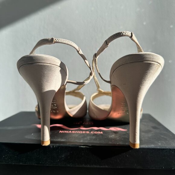 NINA Rhinestone Heels 10 - Picture 8 of 8